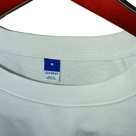 Old Navy Floral Cream Sweatshirt - Medium - Picture 3 of 3